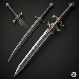 single edged sword with a curved blade