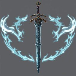 Generate 3 unique swords with different appearances and with different powers
