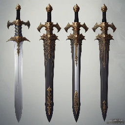 Make retractable future sword with powers