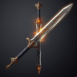 Make retractable future sword with powers