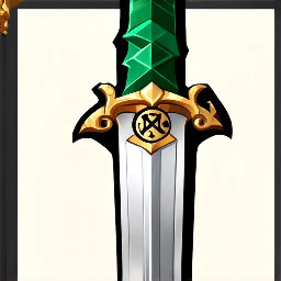 African sword Green hilt pyramid Gold tsuba guard titanium black and white steel forged in africa Nigeria and crystal prism chandelier African mansion African Adinkra black Symbols Scroll