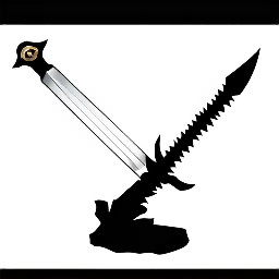 Create me a fantasy rapier that has the elongated hilt and guard of a rondel dagger. Have the base of the blade tightly twisted and eventually transition into a flamberge for the remainder of the blade.