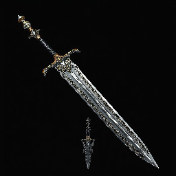 sliver sword mad with valerian steel, targaryen style