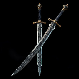 single edged sword with a curved blade and katana handle